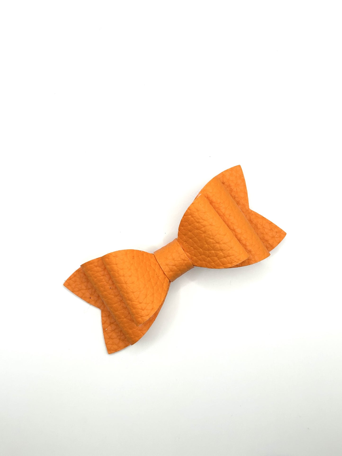 Orange Hair Bow Clip